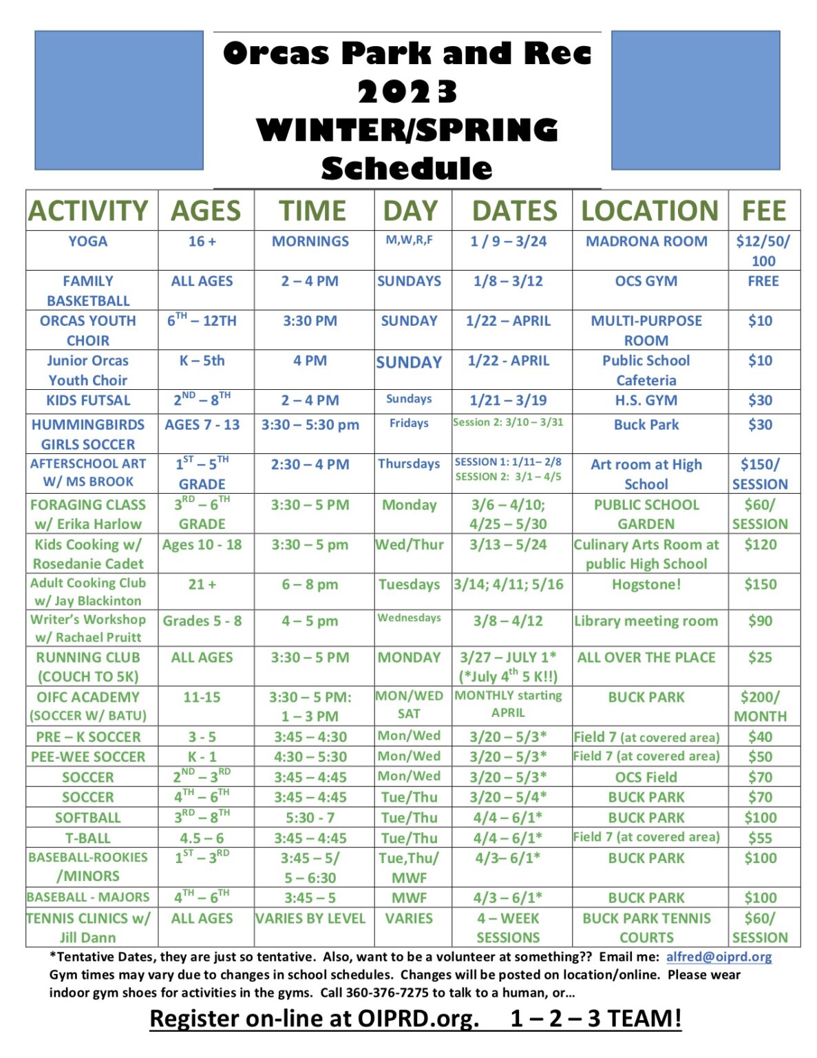 Orcas Island Park and Recreation District – Park and Recreation ...